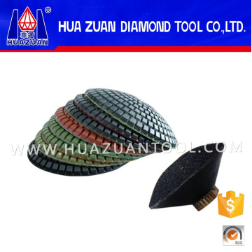 Curved Polishing Pad for Curved Stone Polishing